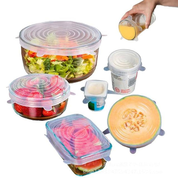 Universal Silicone Stretch Lids - Reliable Shoppers