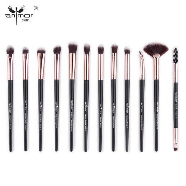 Anmor Makeup Brushes Set 12 pcs - Reliable Shoppers